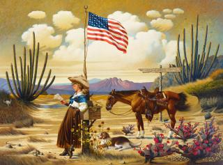 Charles Wysocki - Love Letter from Laramie