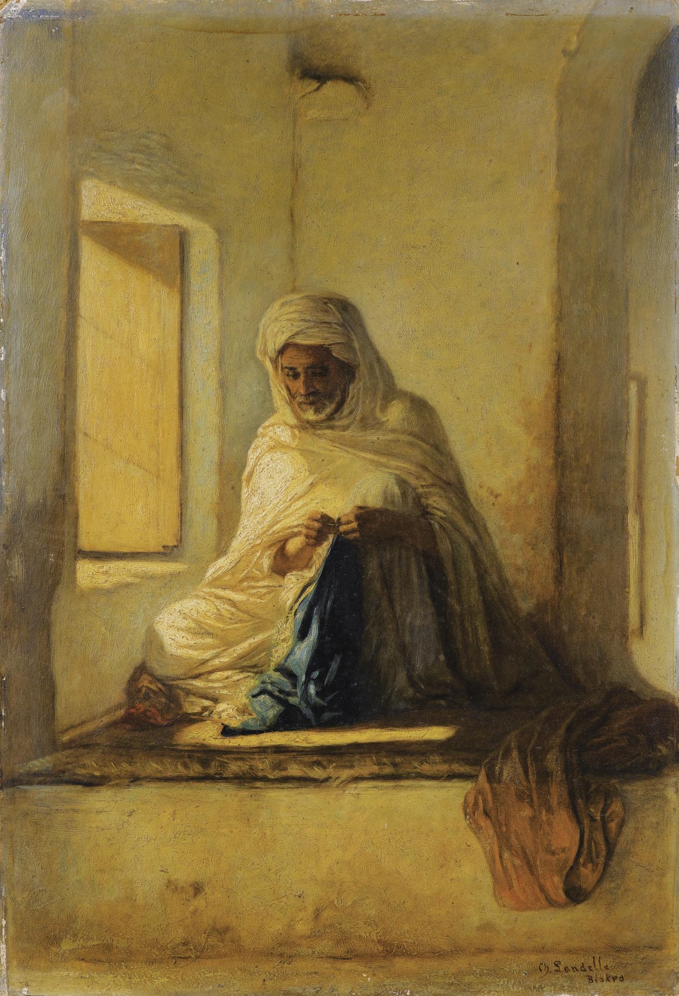 Charles-Zacharie Landelle - Arab Tailor