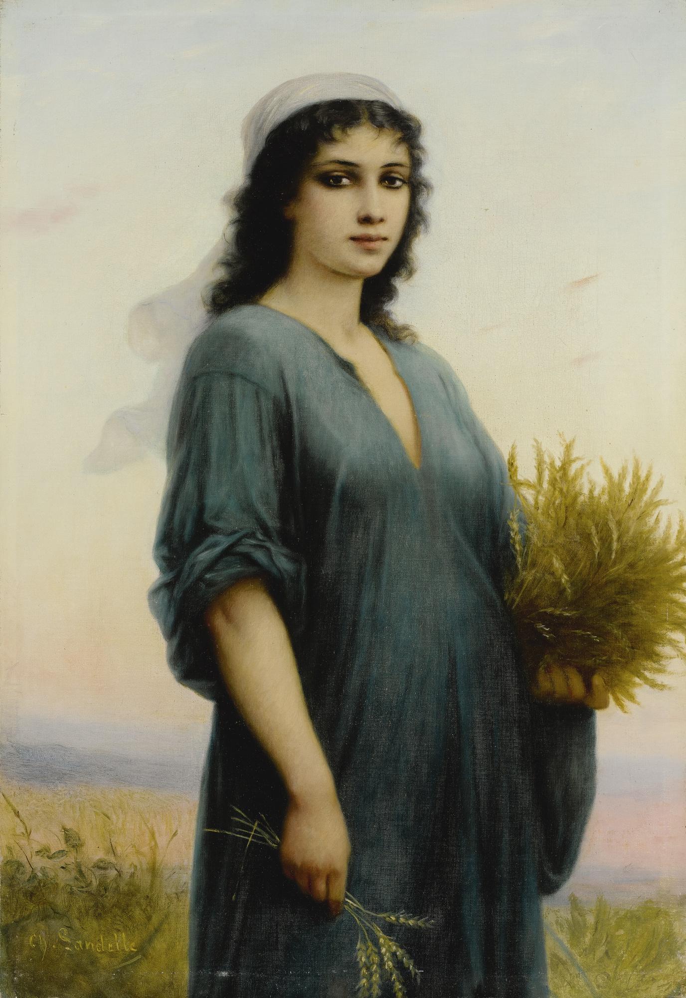 Charles-Zacharie Landelle - Ruth Or The Gleaner