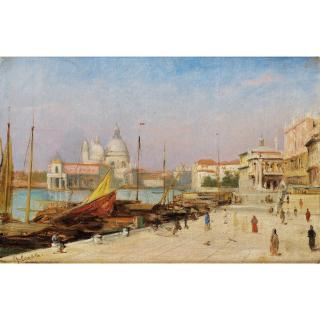 Charles-Zacharie Landelle - Vue De Venise