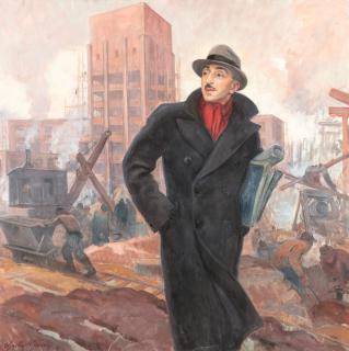 Charley Garry - Portrait Of Architect Léon Joseph Madeline (1891-1977)