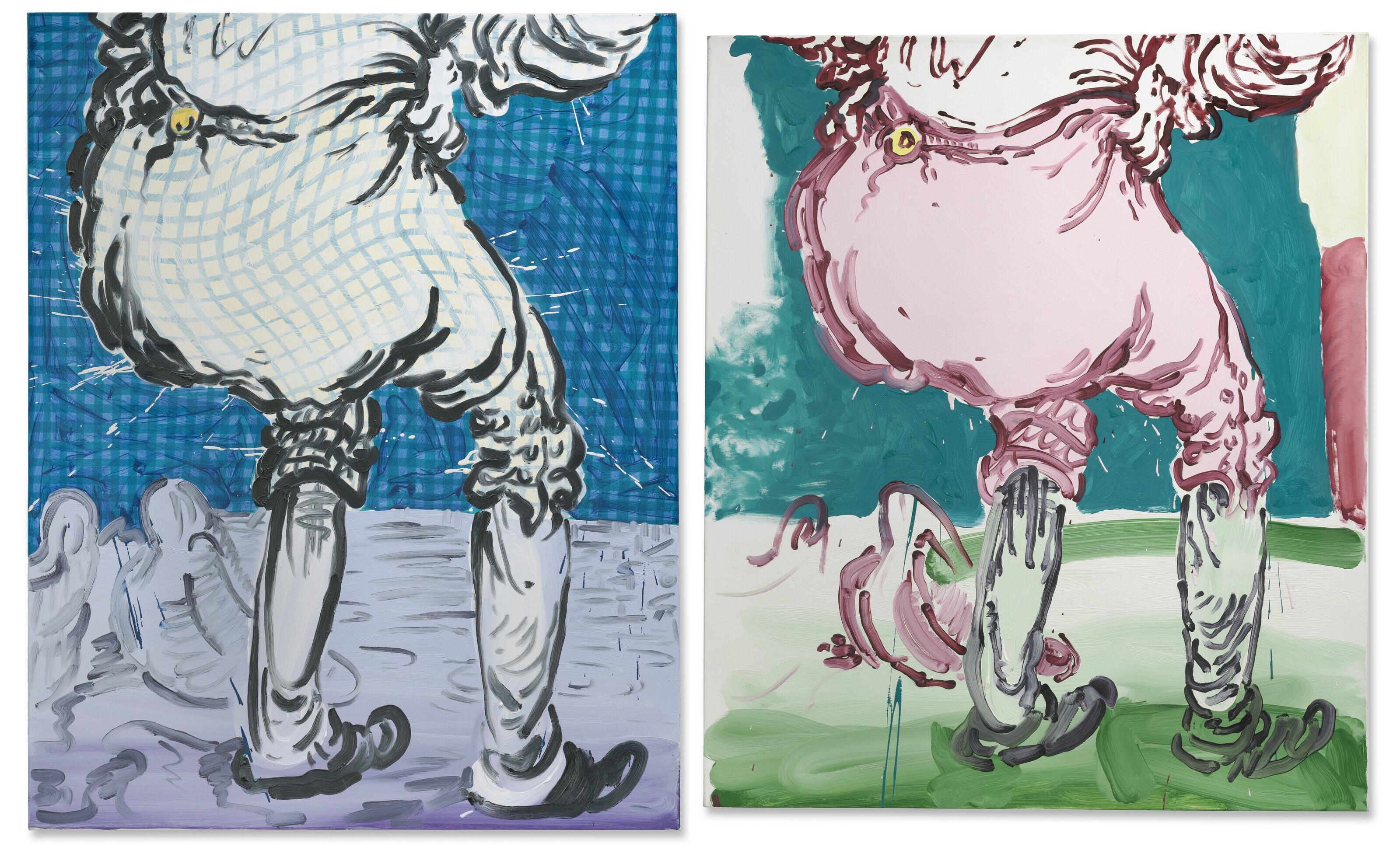 Charlie Billingham - (i) Chequered Bum 1(ii) Bum 9