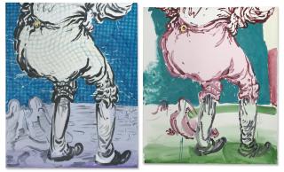 Charlie Billingham - (i) Chequered Bum 1(ii) Bum 9