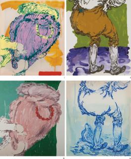 Charlie Billingham - I. Wigged Bum 2; Ii. Bum 6; Iii. Wigged Bum 7; Iv. Bum 7 [4 Works]