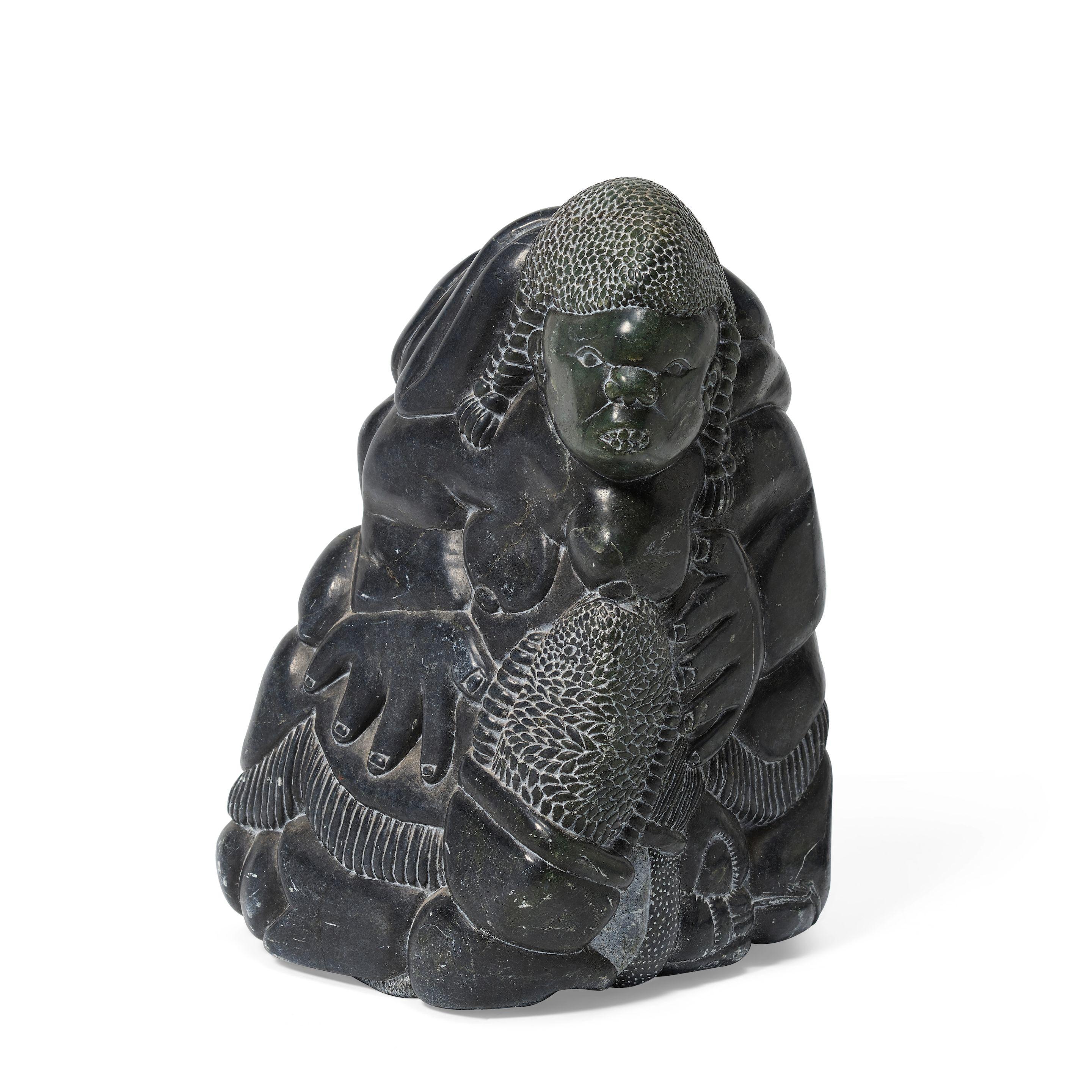 Charlie Inukpuk - A Charlie Inukpuk Sculpture, \