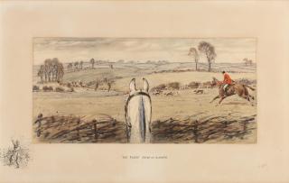 Charlie Johnson Payne - \'The finest view in Europe\'; \'The worst view in Europe\', a pair image: the first 24.5 x 51.1cm (9 5/8 x 20 1/8in); the second 22.8 x 48.9cm (9 x 19 1/4in). (2)