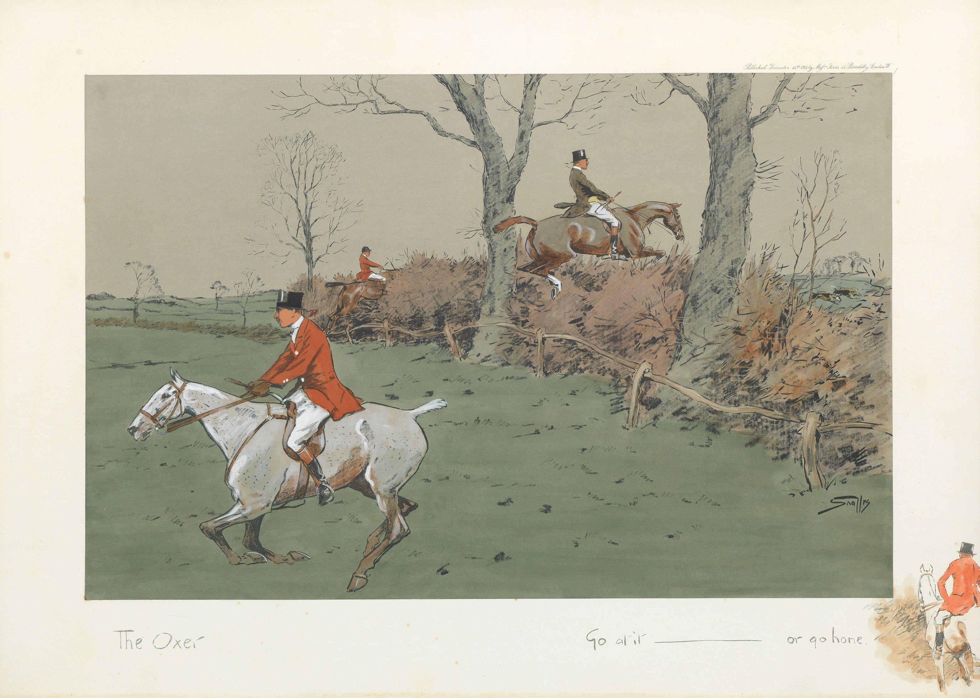 Charlie Johnson Payne - \'The Oxer\', \'The Bullfinch\' and \'The Stonefaced Narrer-back\' (3)