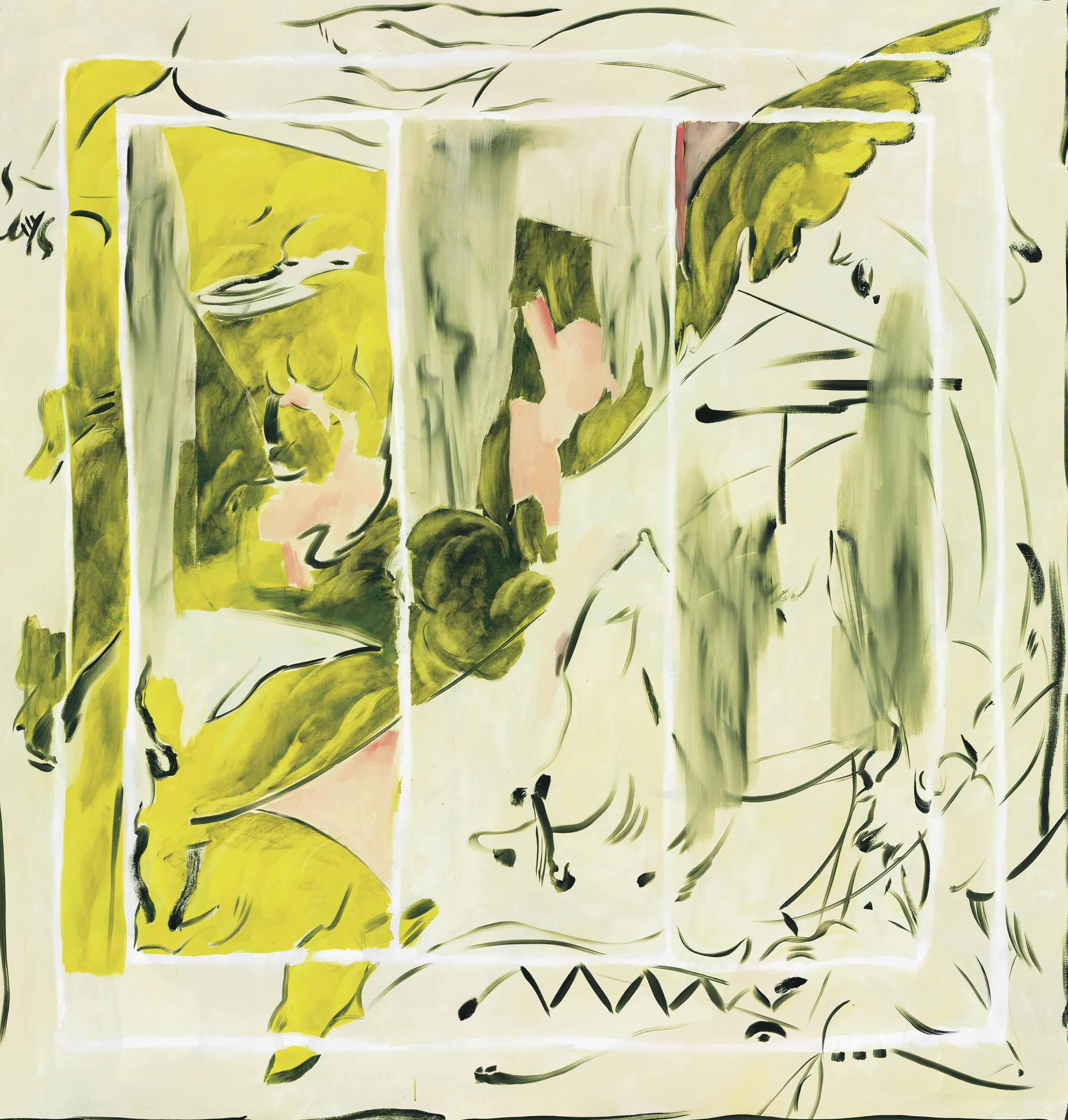 Charline Von Heyl - Untitled (1/1/06)