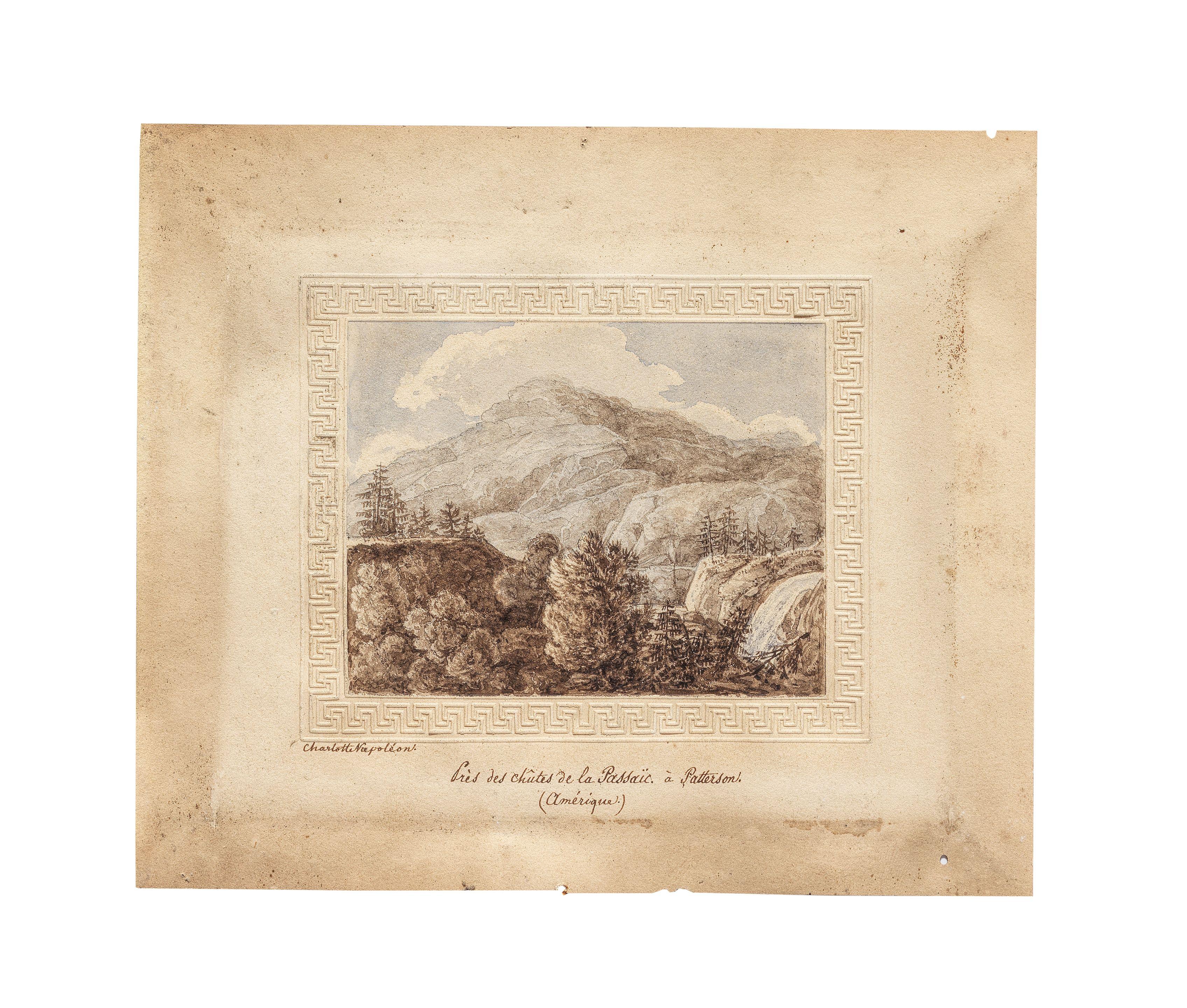 Charlotte Bonaparte - Près Des Chutes De La Passaic À Patterson (Amerique)