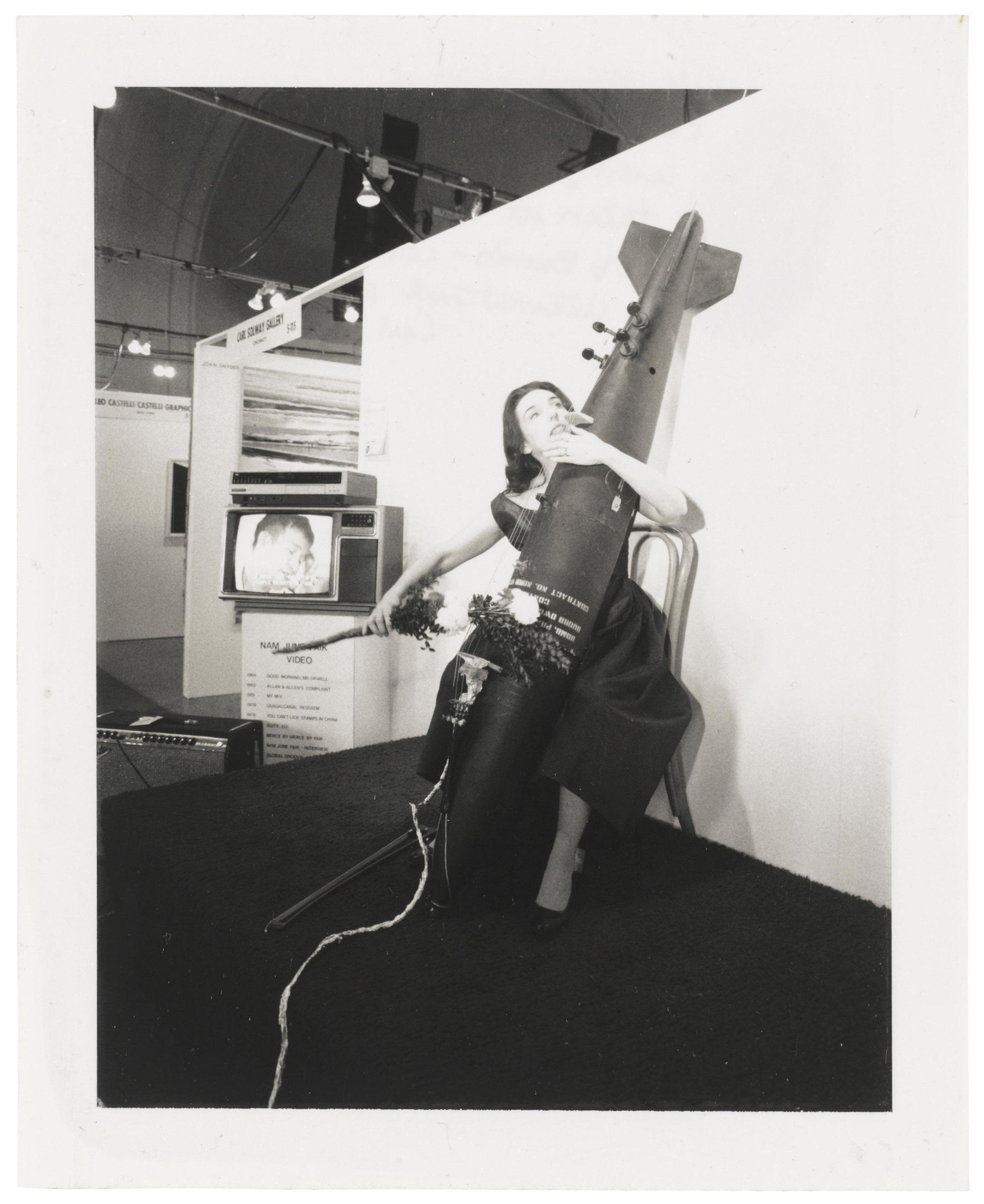 Charlotte Moorman - Untitled (Bomb-Cello 5/14/84)