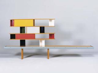 Charlotte Perriand - Bibliothèque Tunisie, Vers 1952