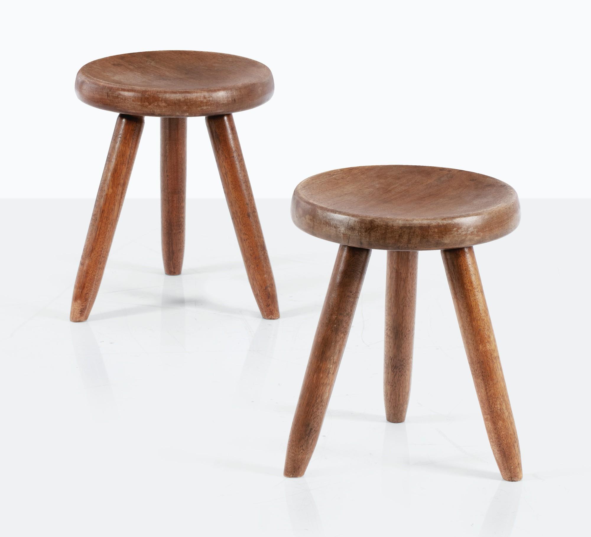 Charlotte Perriand - Two Berger Stools [Deux Tabourets Dits Berger]
