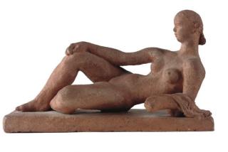 Charlotte van Pallandt - Liggende Figuur, Leunend Op Linkerarm