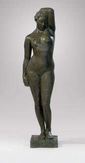 Charlotte van Pallandt - Staand naakt met geheven arm: standing nude