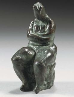 Charlotte Van Pallandt - Zittende Figuur Met Gekruisde Armen