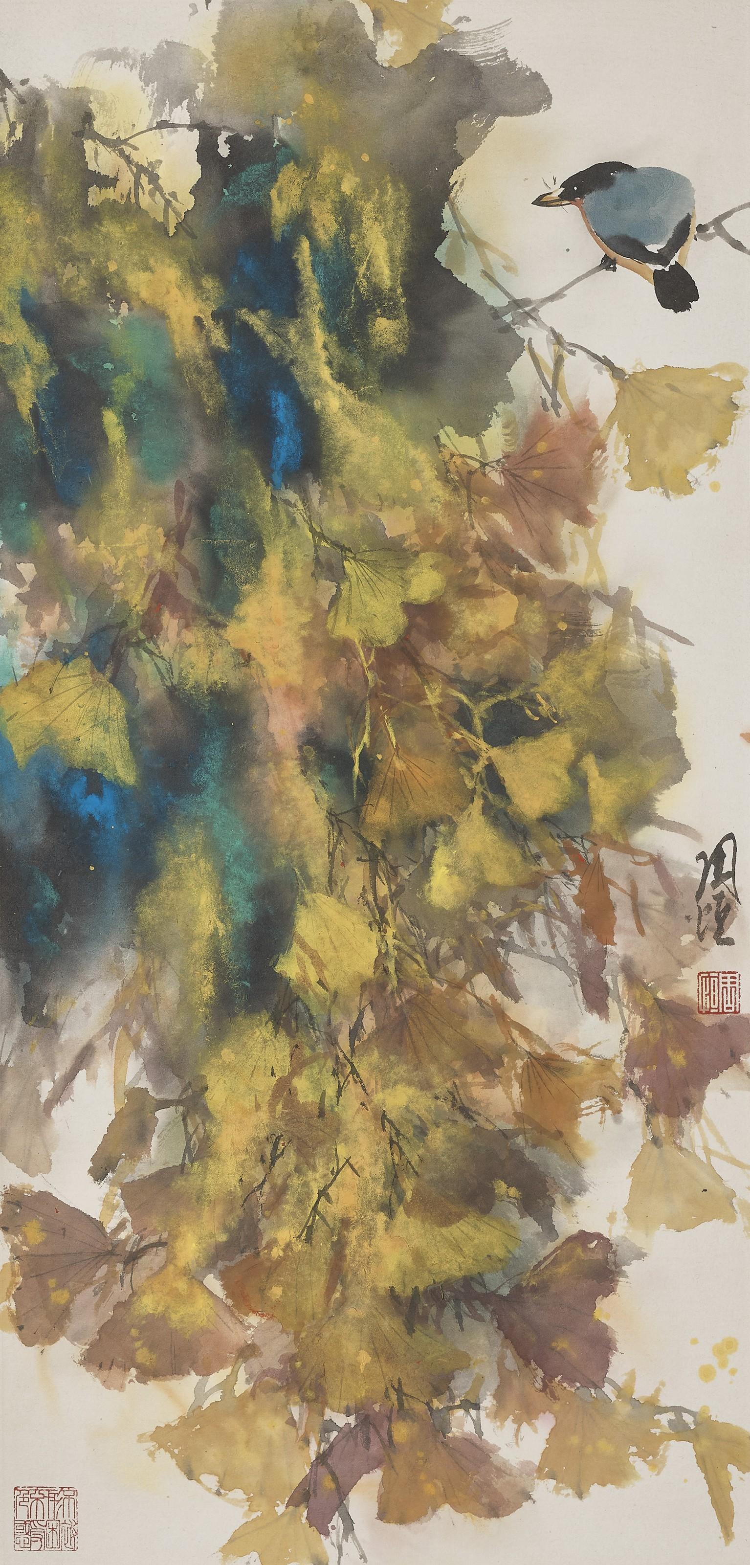 Chau Hang - Gingko and Bird