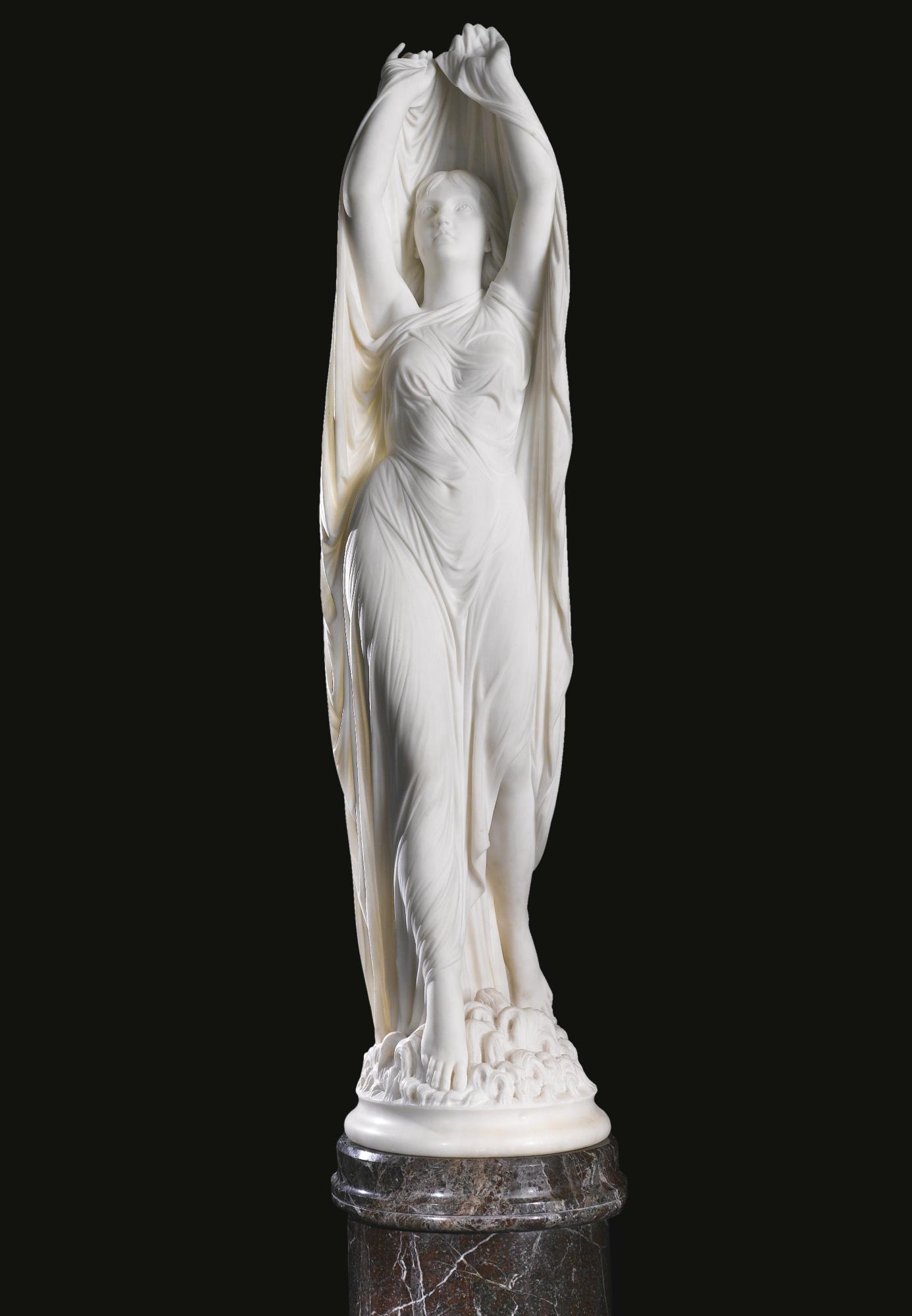 Chauncey Bradley Ives - Undine Rising From The Water