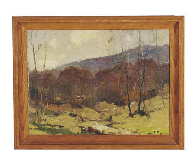 Chauncey Foster Ryder - Mountain valley landscape