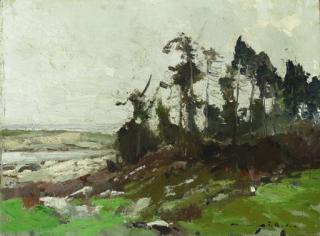 Chauncey Foster Ryder - Pines on Hillside