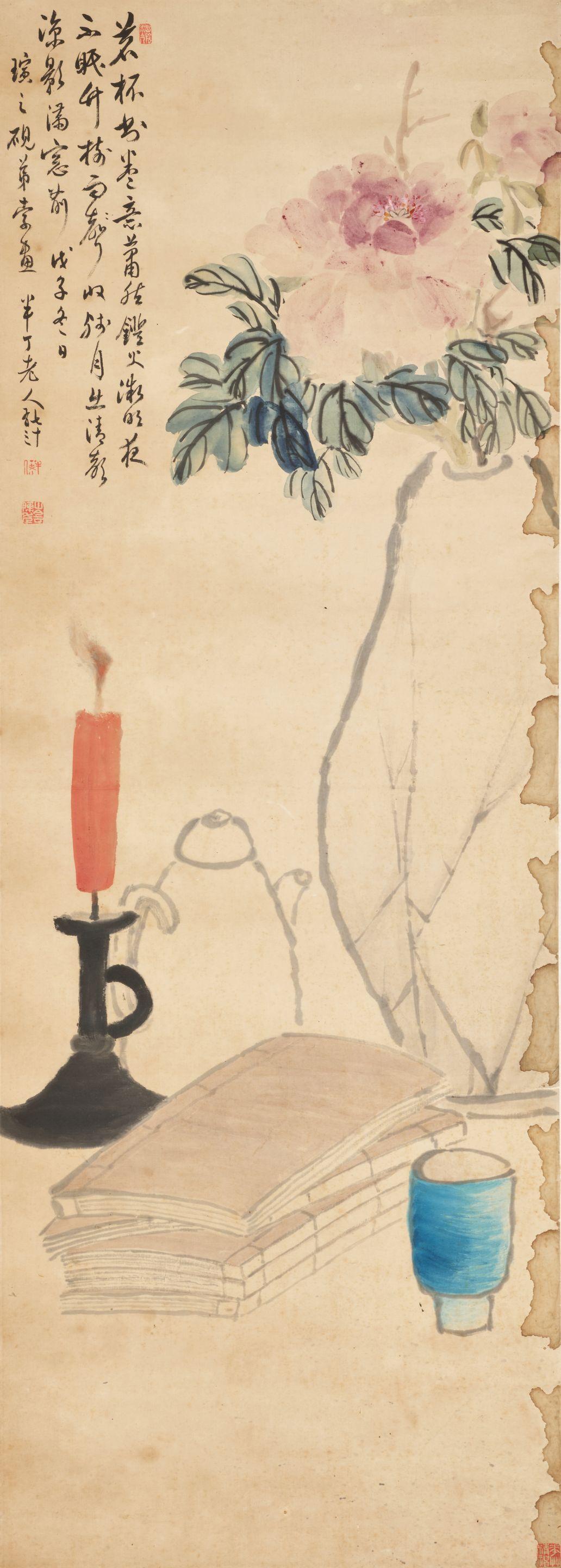 Chen Banding - View of a Scholar\'s Desk