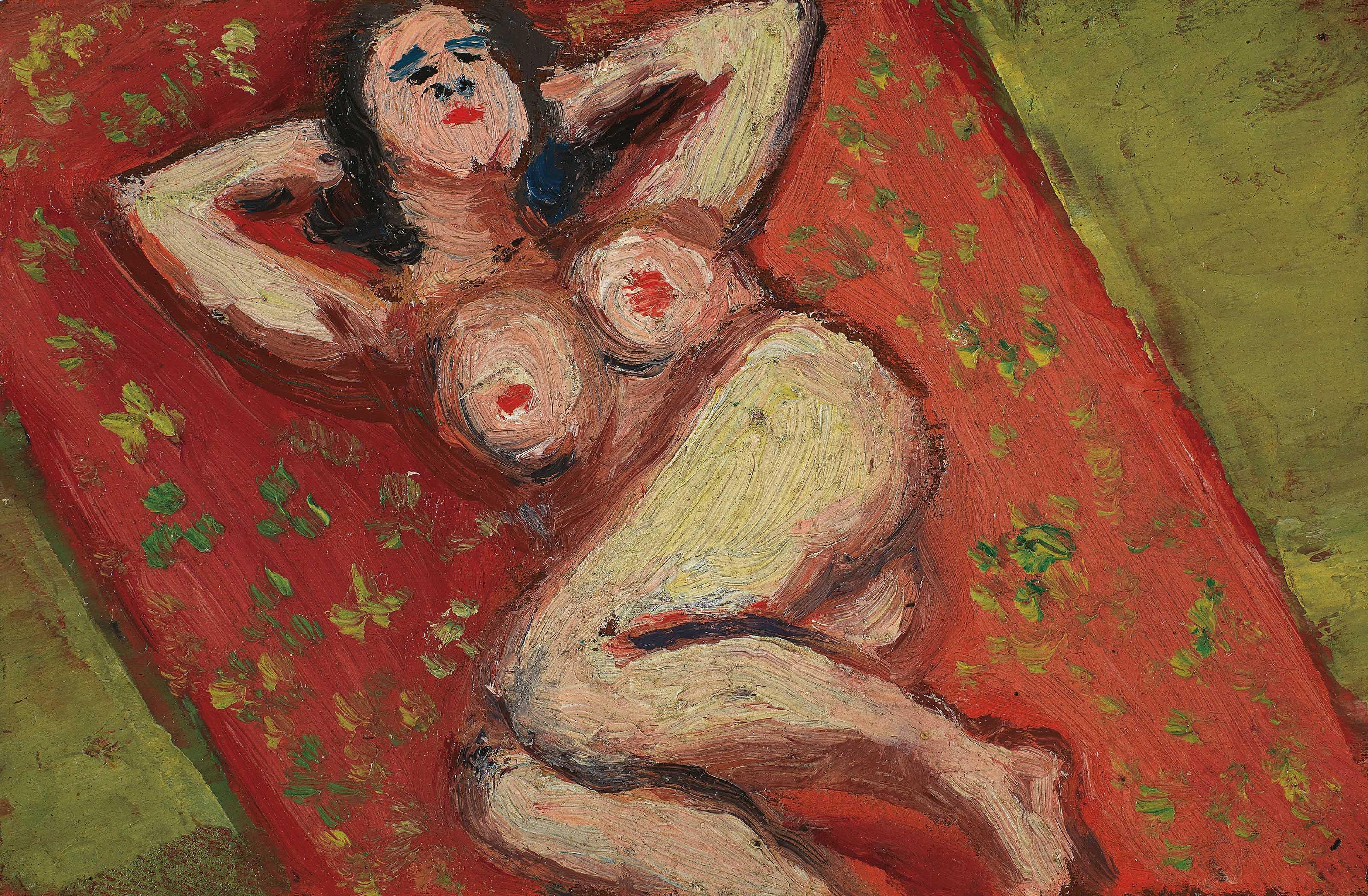 Chen Cheng-Po - Nude on a Red Carpet
