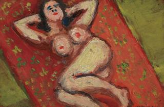 Chen Cheng-Po - Nude on a Red Carpet