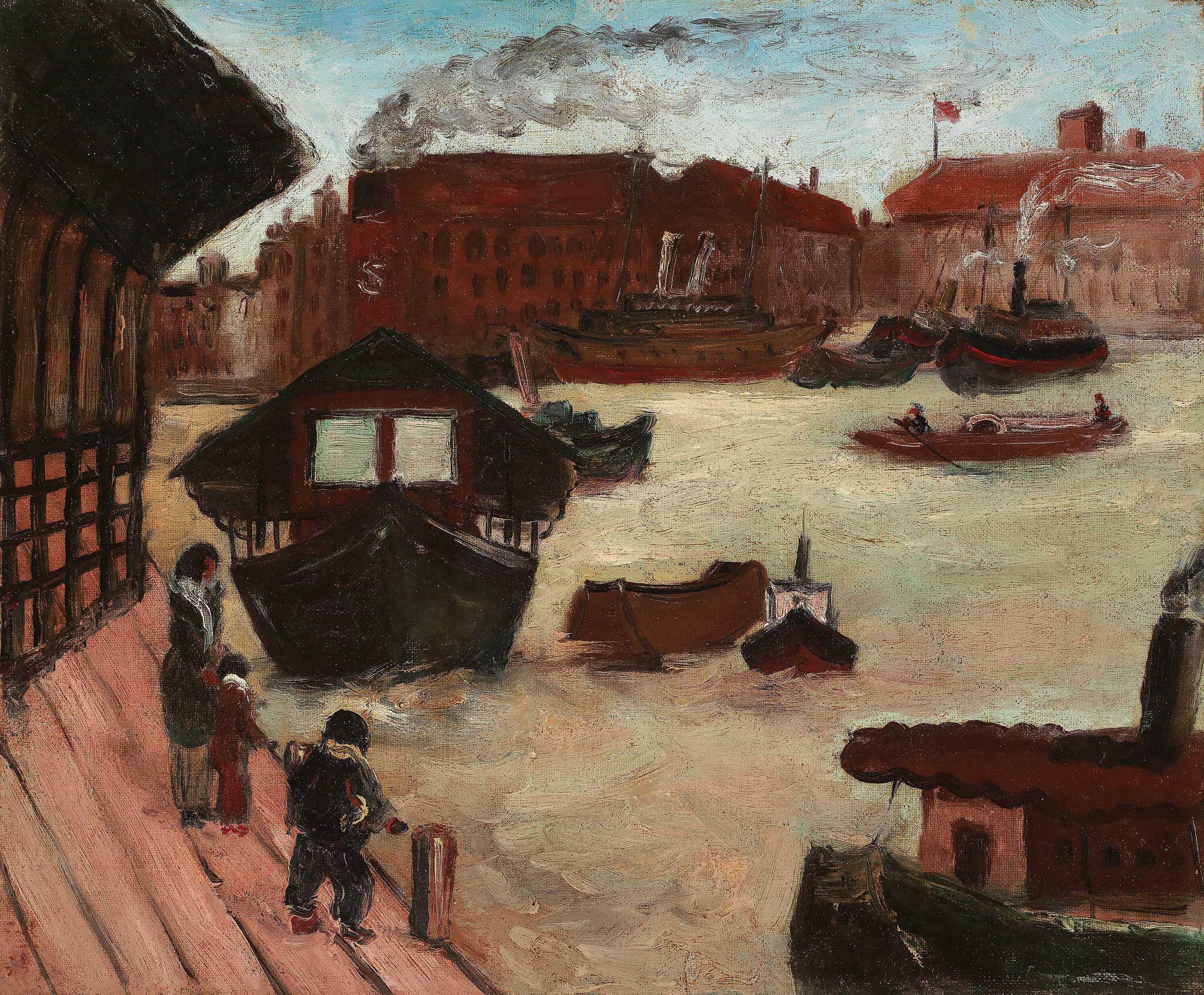 Chen Cheng-Po - Shanghai Ferry Pier