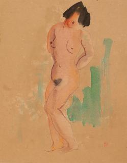 Chen Cheng-Po - Standing Nude