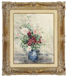 Chen Chi - Roses in a vase