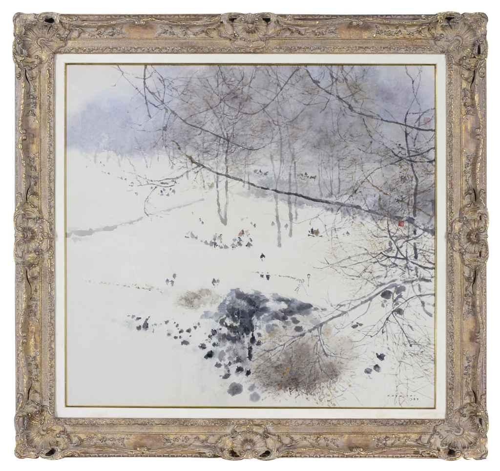 Chen Chi - Snow in Central Park, New York