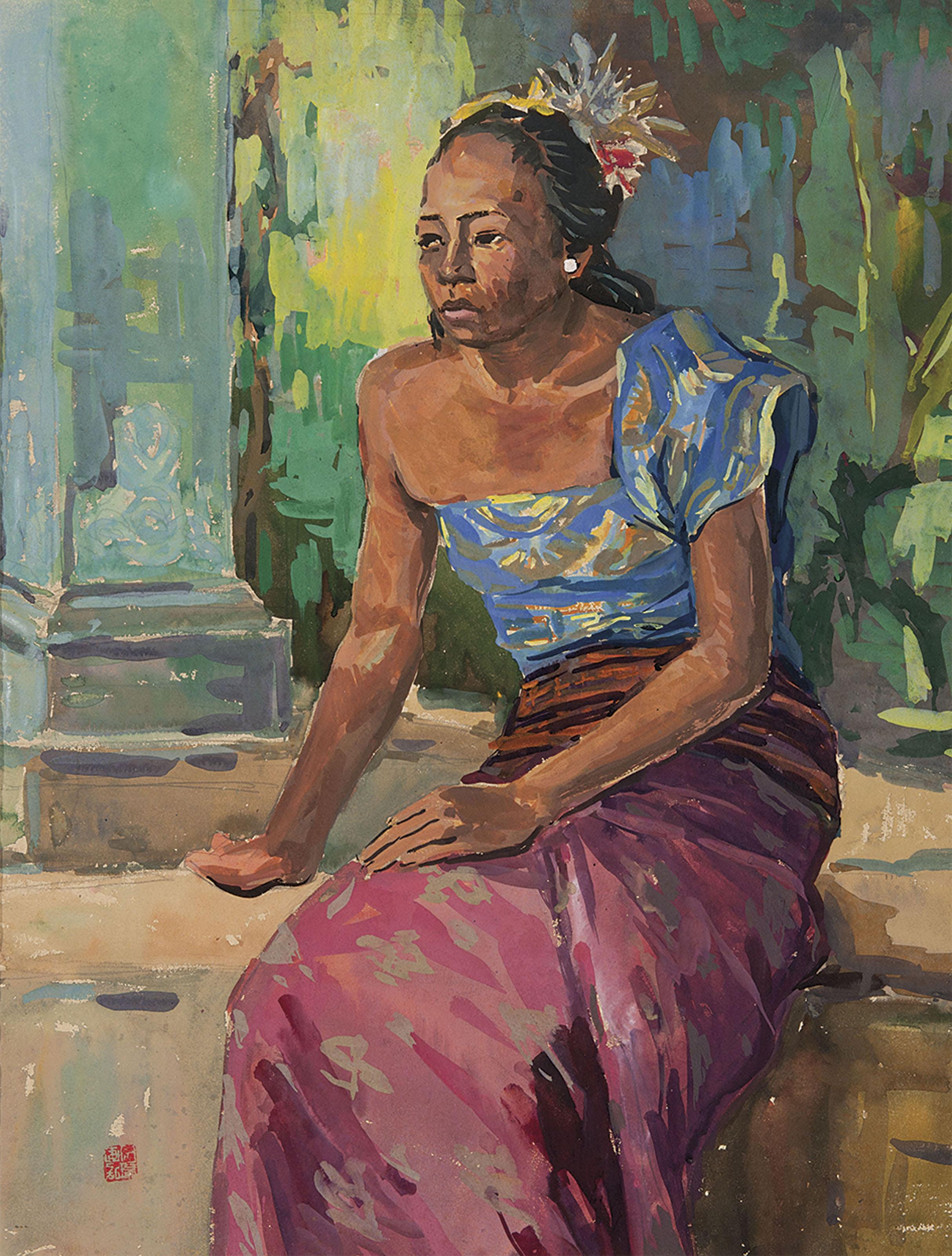 Chen Chong Swee - A Balinese Lady