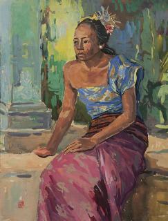 Chen Chong Swee - A Balinese Lady