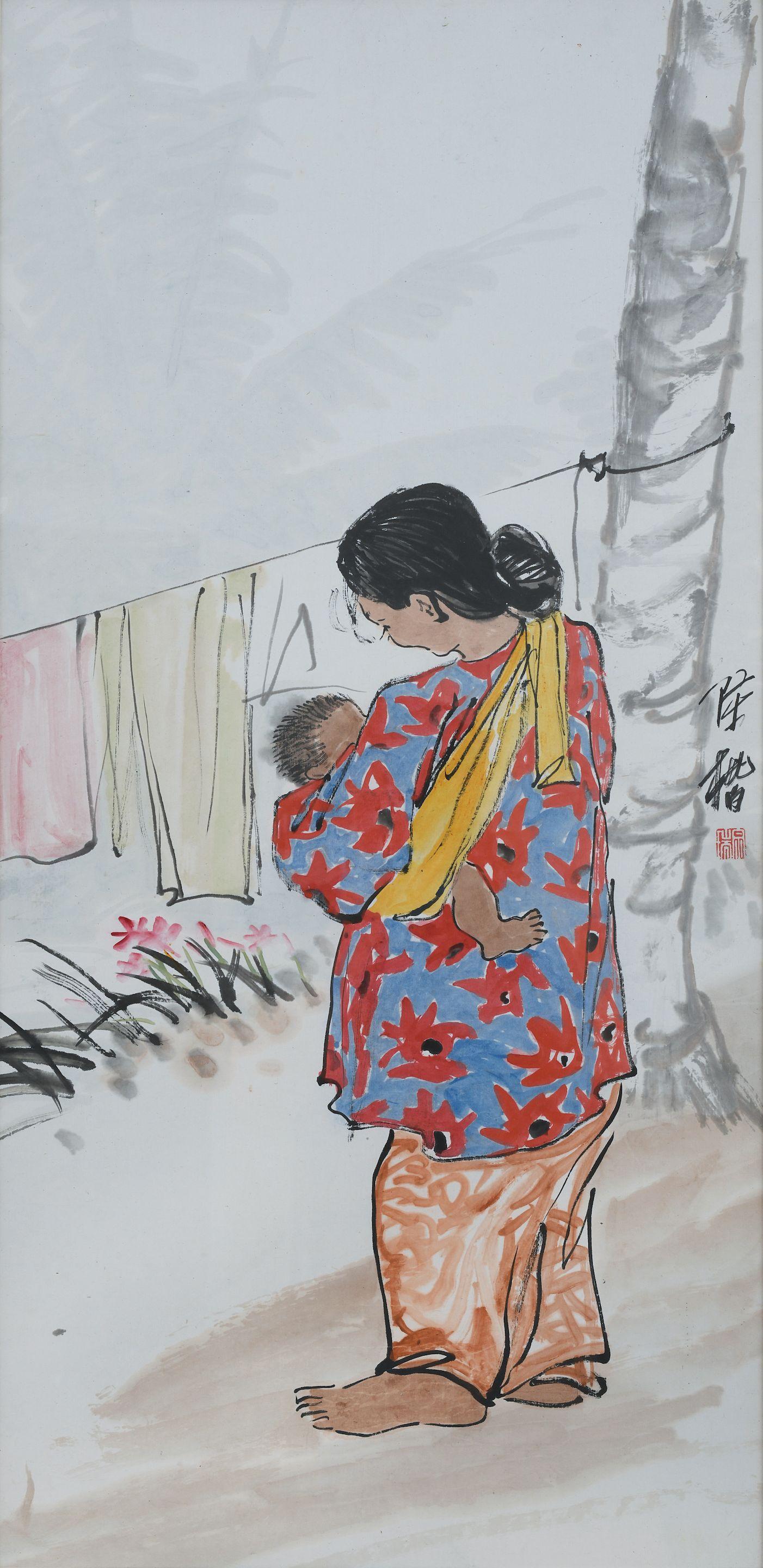 Chen Chong Swee - Untitled (Kampung Woman)