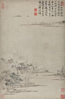 Chen Chun - Autumn Moon in Dongting Lake