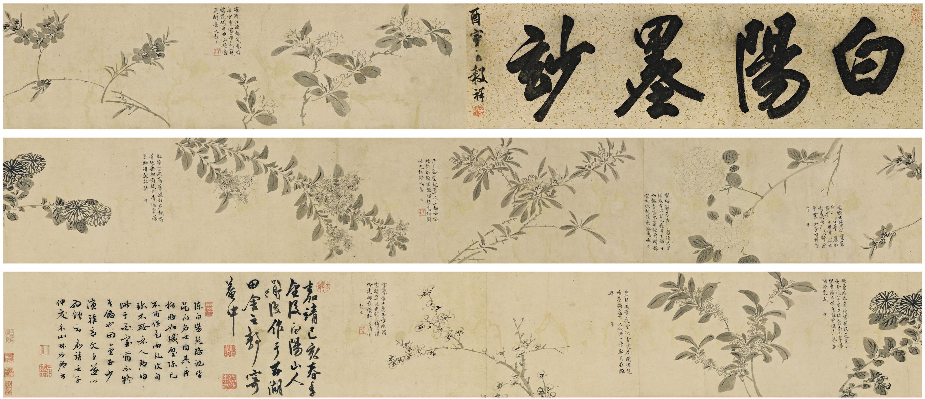 Chen Chun - Flowers of the Four Seasons