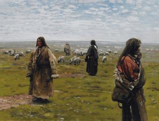 Chen Danqing - Shepherdess