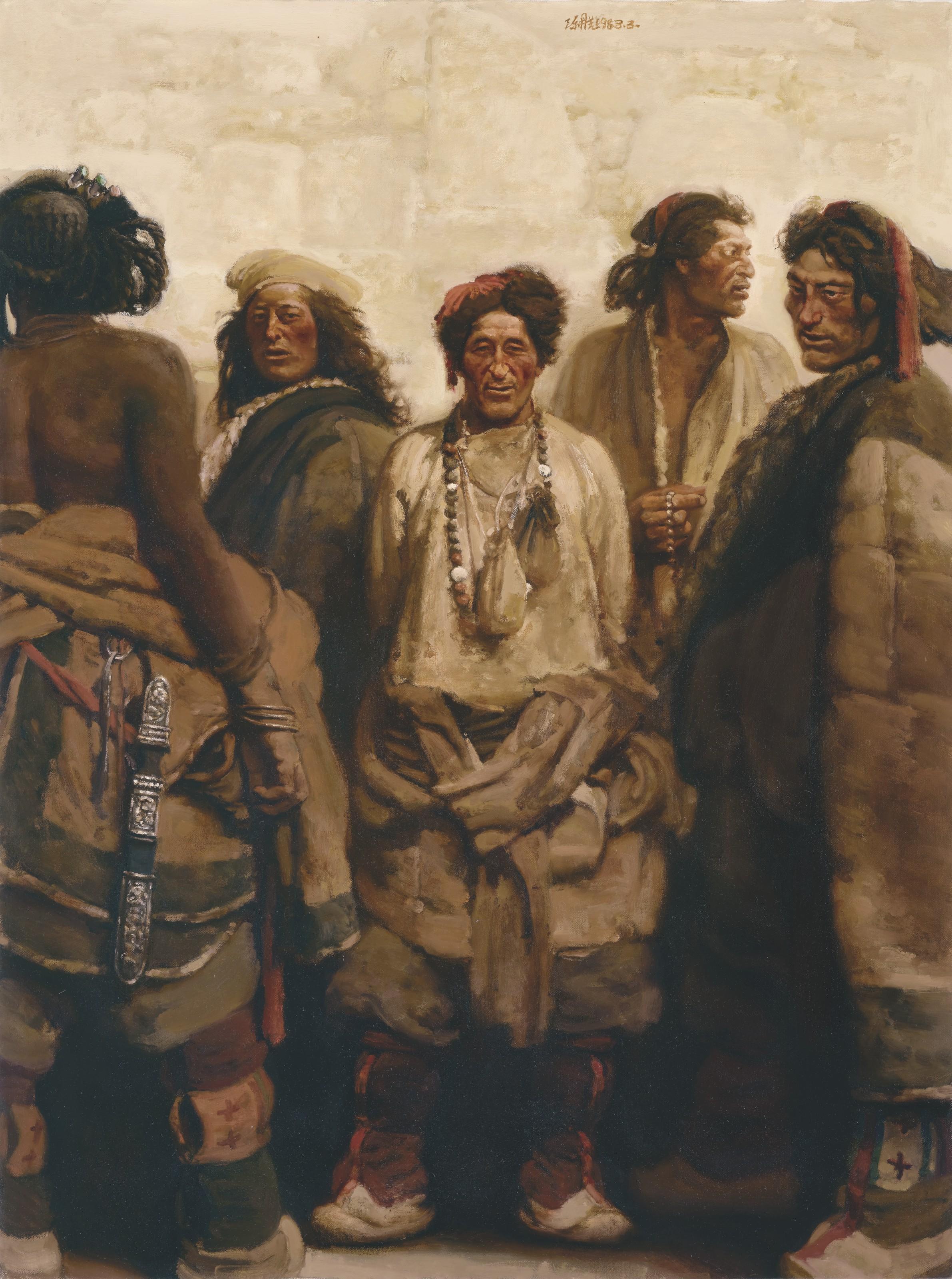 Chen Danqing - Tibetan Cowboys