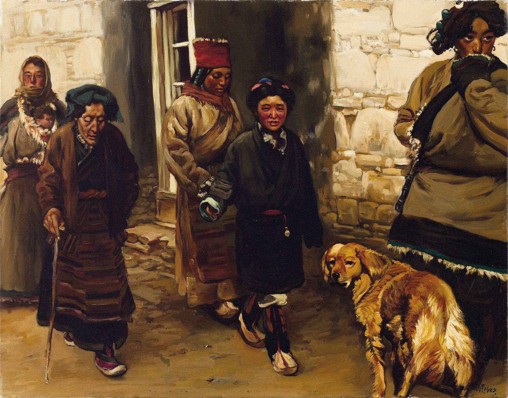 Chen Danqing - Tibetan Group