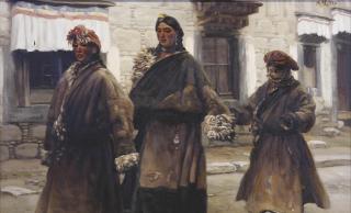 Chen Danqing - Tibetan Village