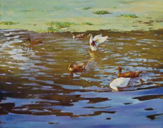 Chen Erfu - Pond Scenery In Spring