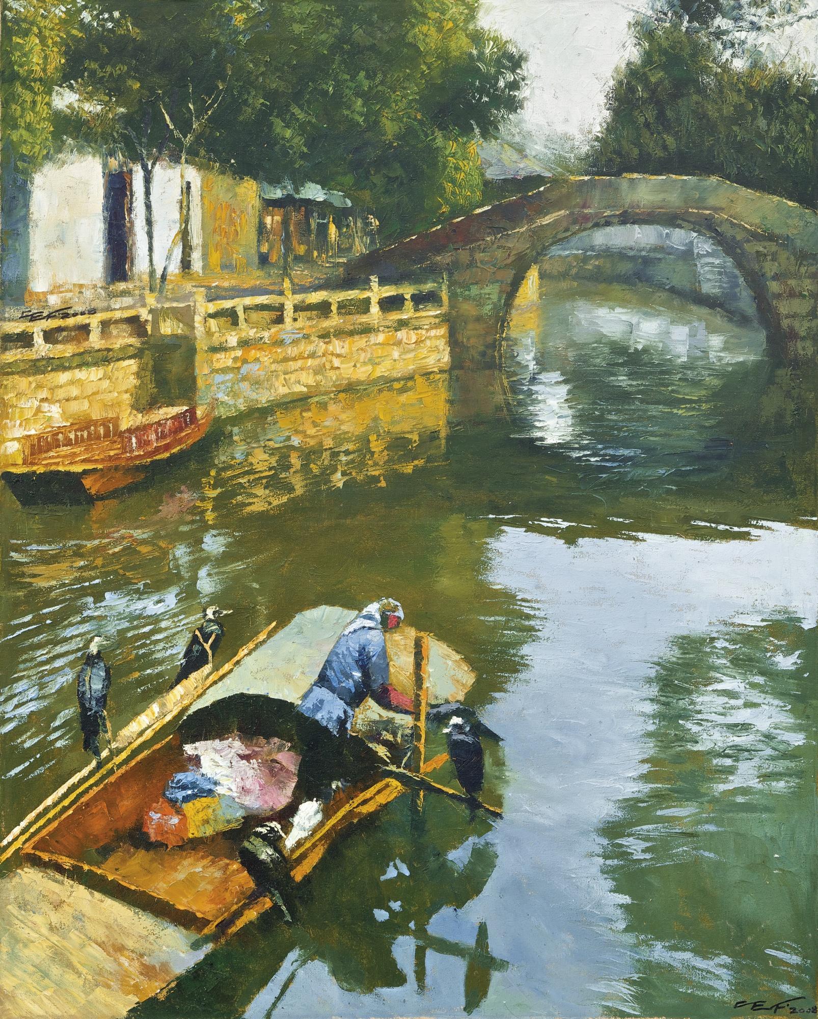 Chen Erfu - Water Village Of Jiangnan