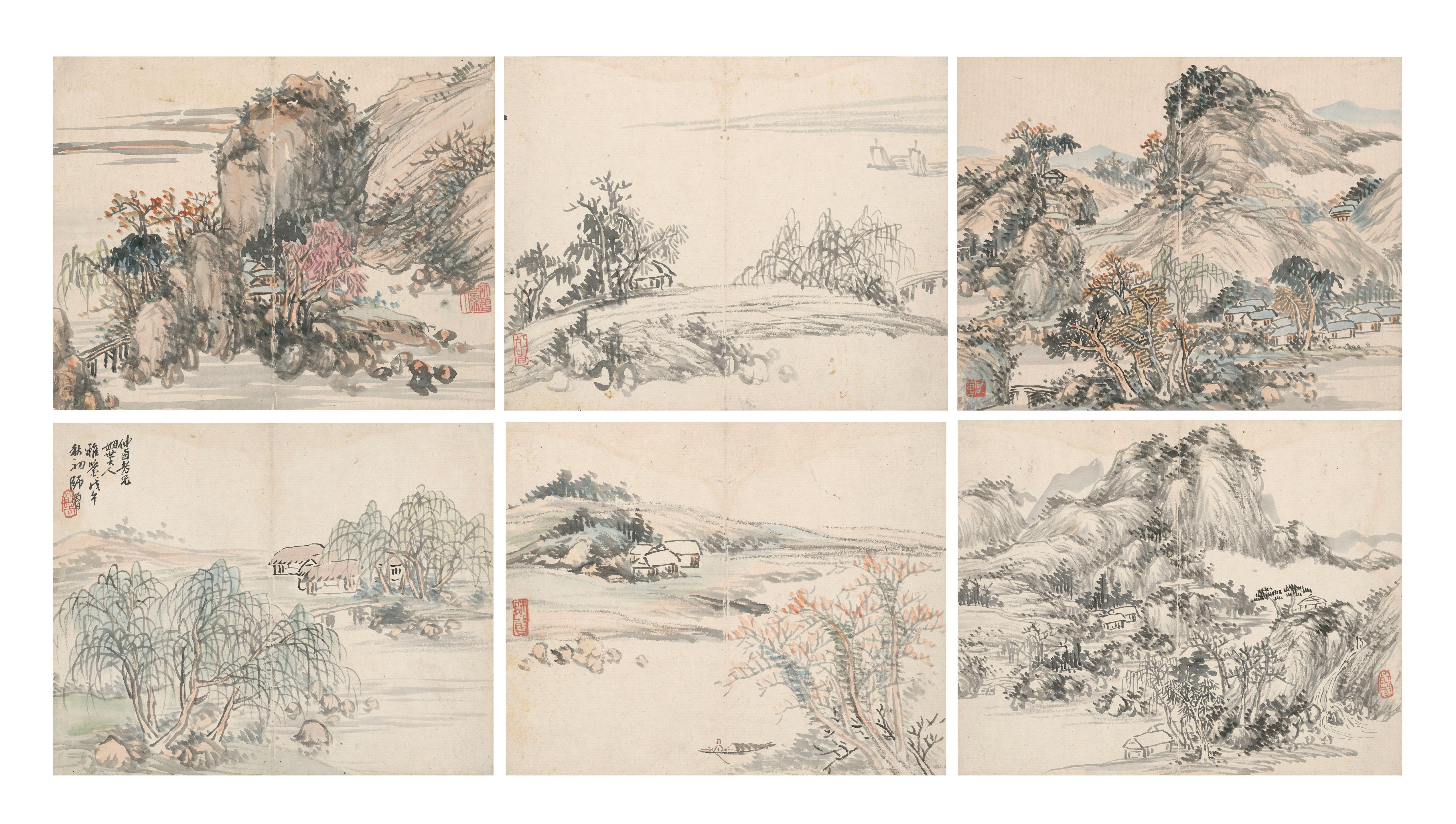 Chen Hengke - Landscapes, 1918