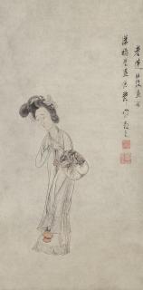 Chen Hongshou - Lady with a Fan