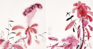 Chen Jialing - Flowers and Red Leaves