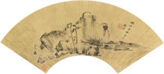 Chen Jiru - Landscape after Ni Zan