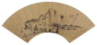 Chen Jiru - Landscape Imitating Ni Zan