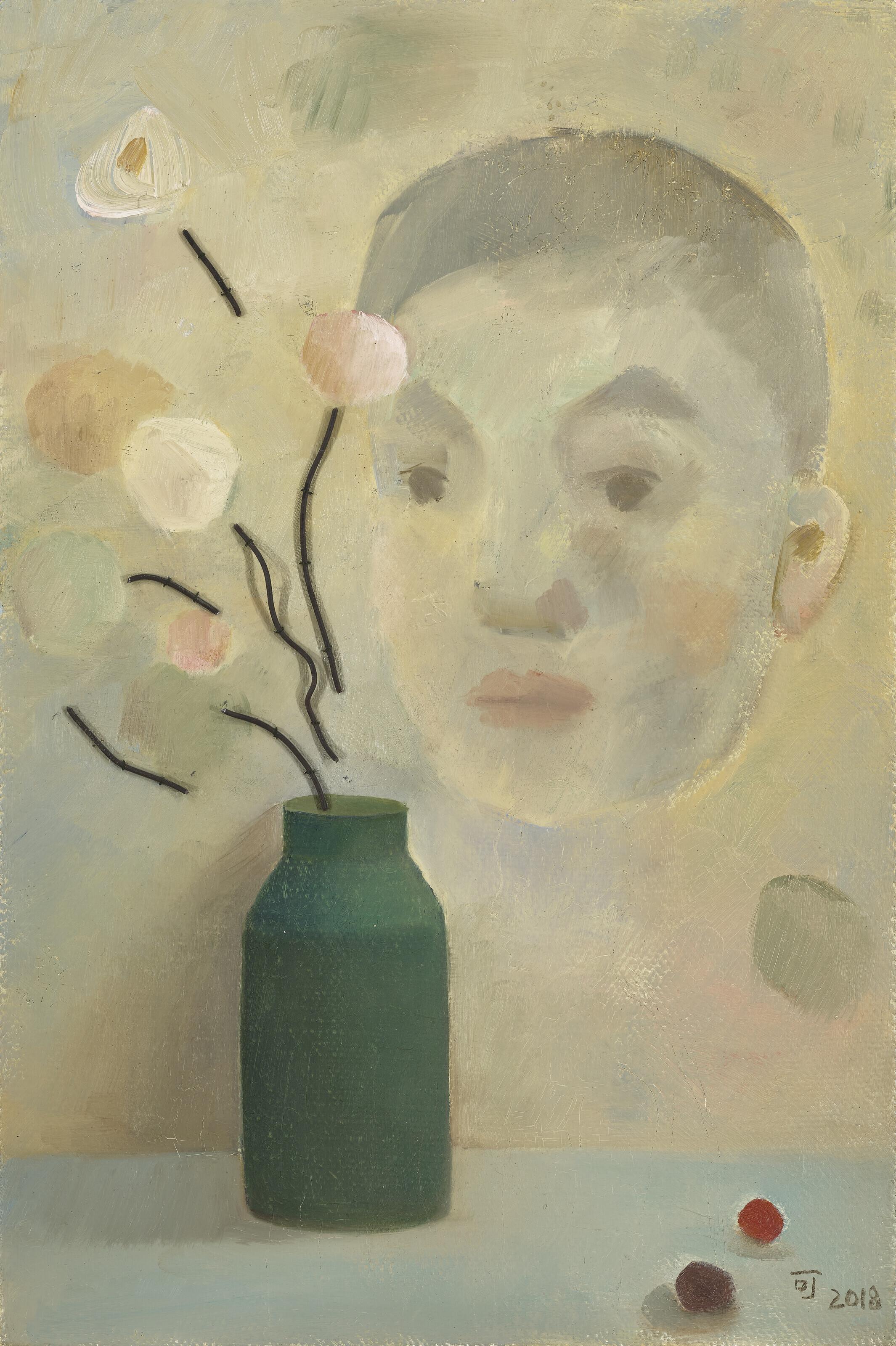 Chen Ke - Vase of Flowers