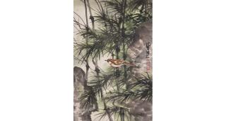 Chen Peiqiu - Bird on Bamboo