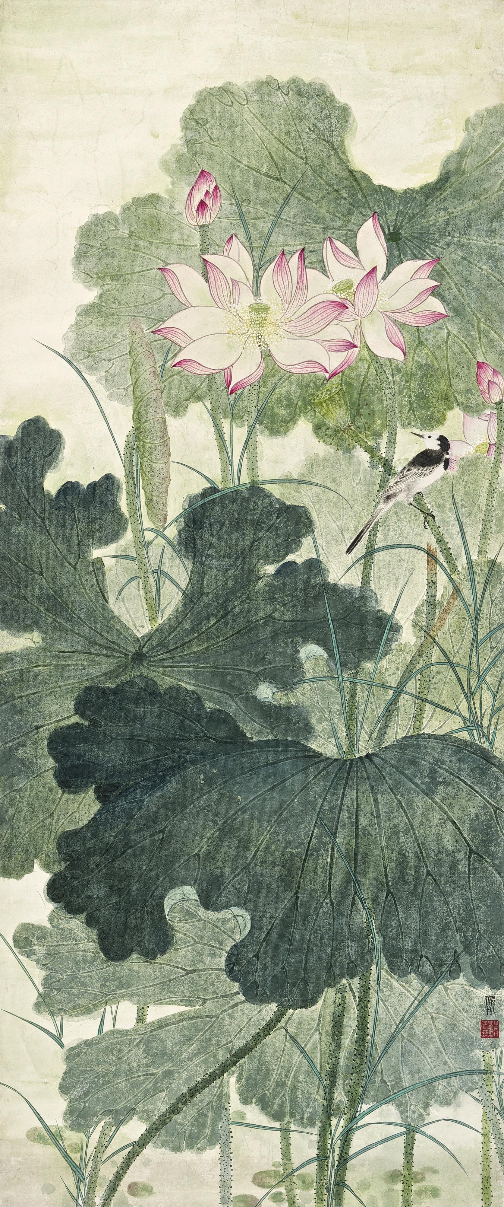 Chen Peiqiu - Blossoming Lotus In Summer