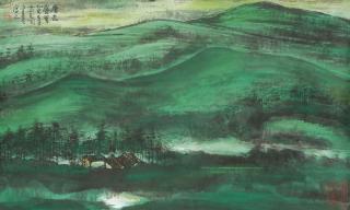 Chen Peiqiu - Green Mountains, 2005